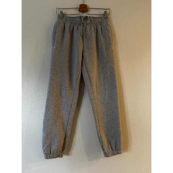 Daily Practice x Anthro Sparkle Joggers XS Gray Elastic Drawstring Waist Pocket - Picture 3 of 9